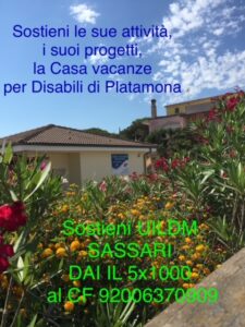 dona il 5x1000 a UILDM SASSARI